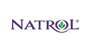 A Natrol Logo in Purple on a White Background