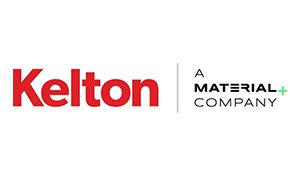 Kelton Logo in Red on a White Color Background