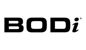 B0D i Logo in Black on a White Background