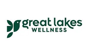 Great Lakes Wellness Logo in Green Color