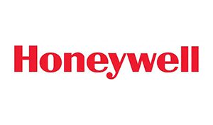 Honeywell in Red Color on a White Color Background