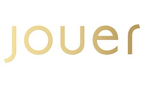 The logo of Jour in gold color with white background